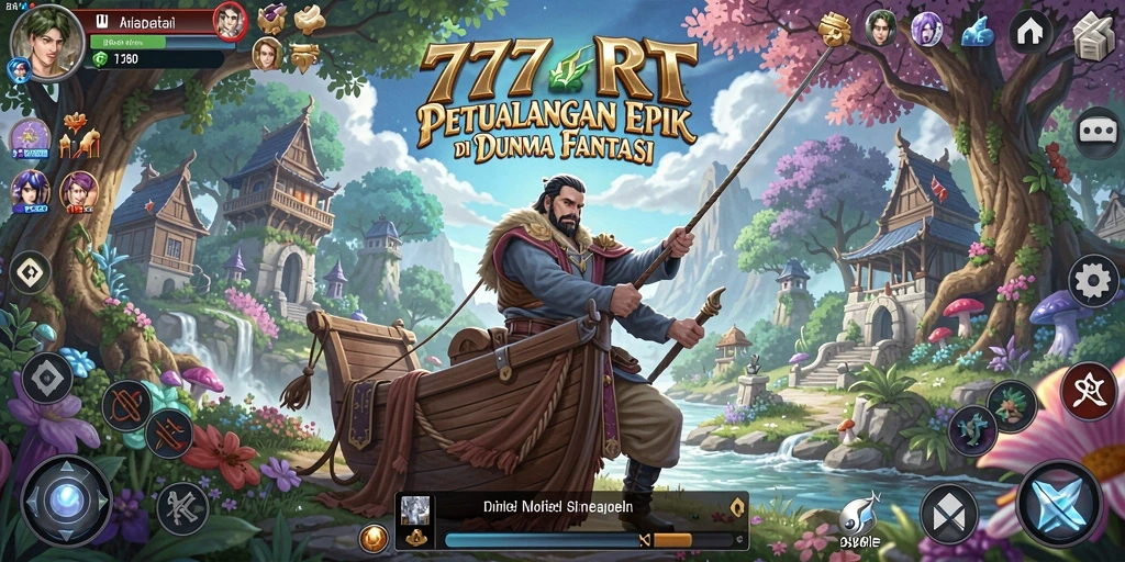 Gameplay menarik 777RT dengan karakter dan petualangan seru.