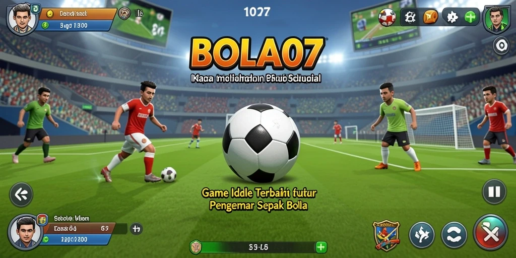 Tampilan gameplay <strong>BOLA07</strong> yang menarik dalam manajemen tim sepak bola.