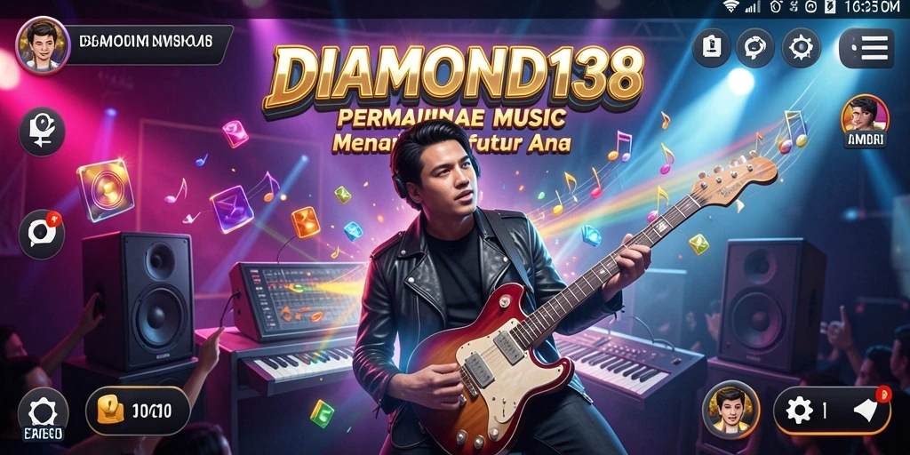 Tampilan gameplay menarik dari DIAMOND138 yang menyajikan pengalaman musik.