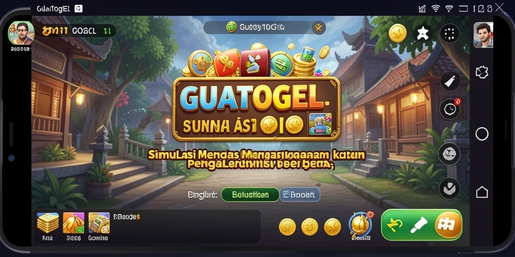 Tampilan gameplay GUATOGEL yang menarik dan interaktif.