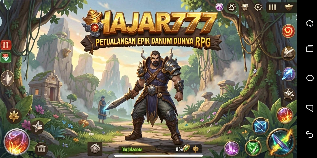 Tampilan gameplay seru dan mendebarkan di HAJAR777