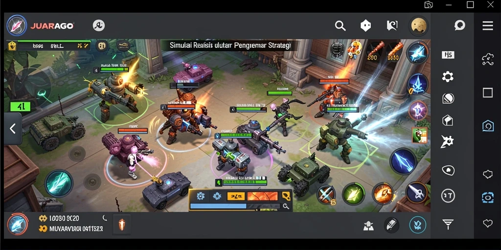 Tampilan gameplay JUARAGO yang menawan dan penuh strategi.