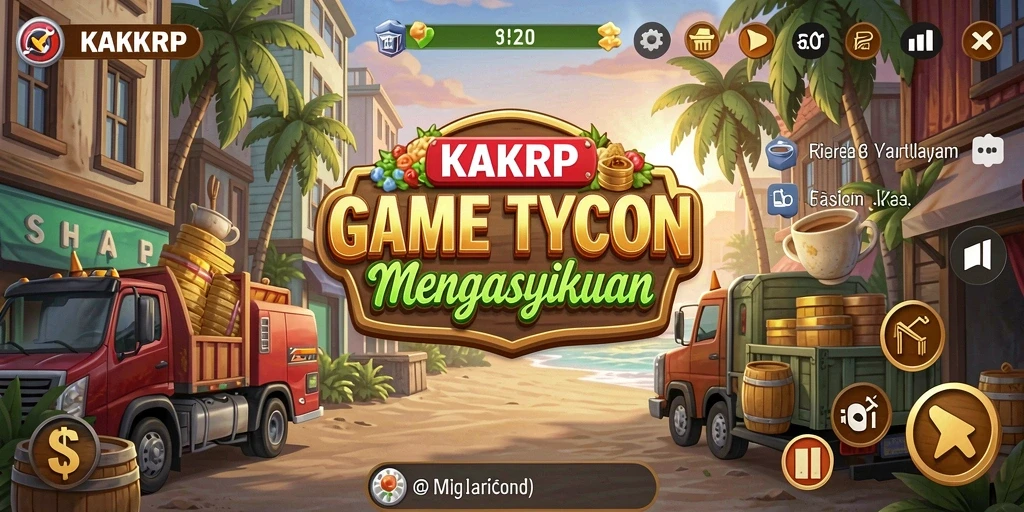 Tampilan gameplay KAKRP yang menarik dan strategis.