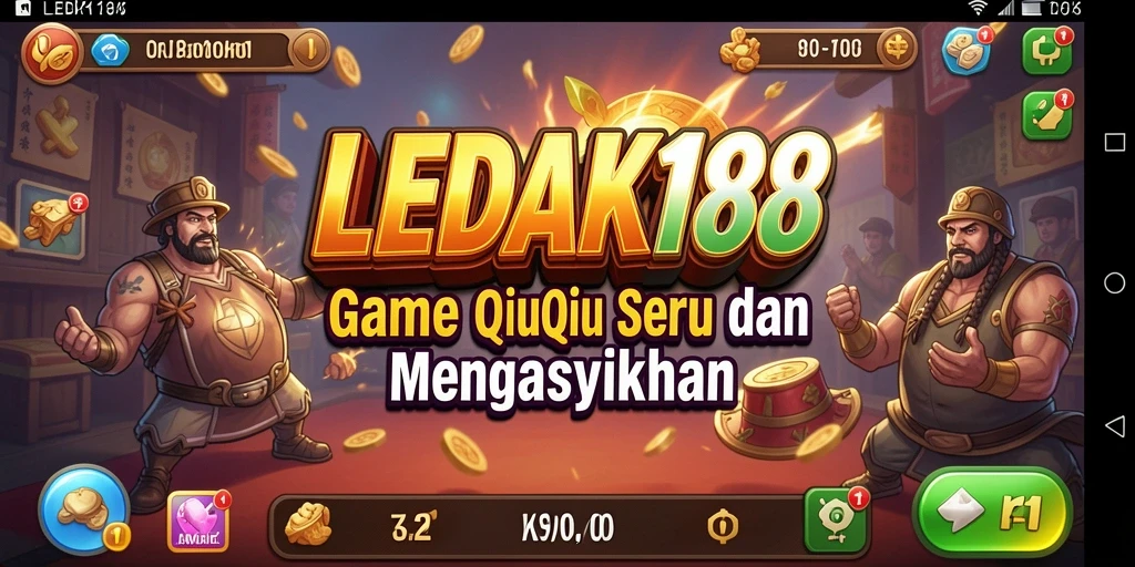 Tampilan gameplay seru dari LEDAK188 QiuQiu.