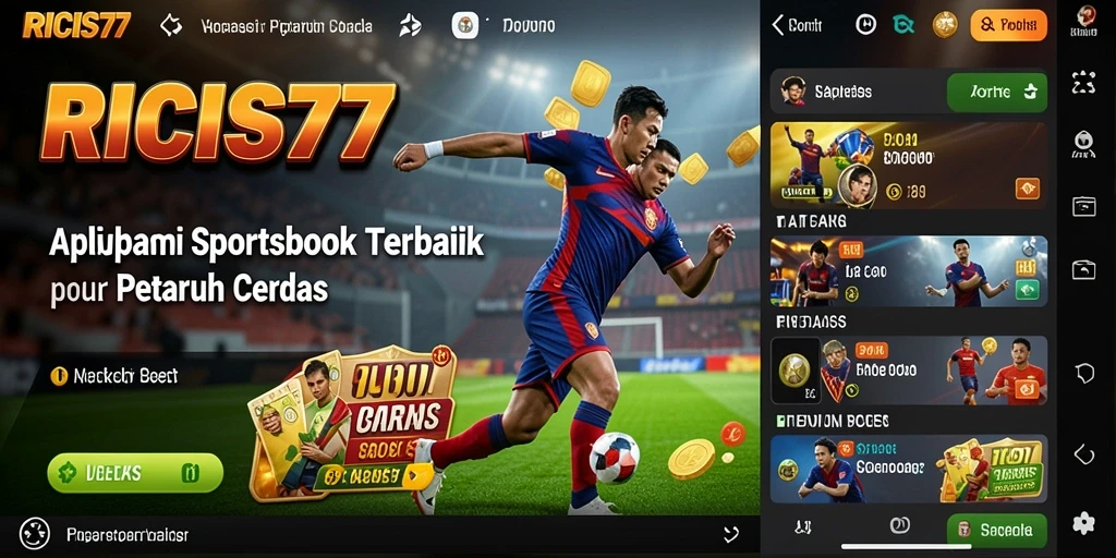 Antarmuka RICIS77 yang menawan dan mudah digunakan dalam taruhan Sportsbook.