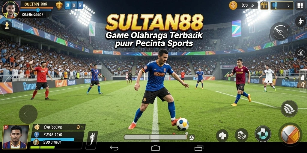 Tampilan gameplay dari SULTAN88 dengan aksi olahraga yang intens.