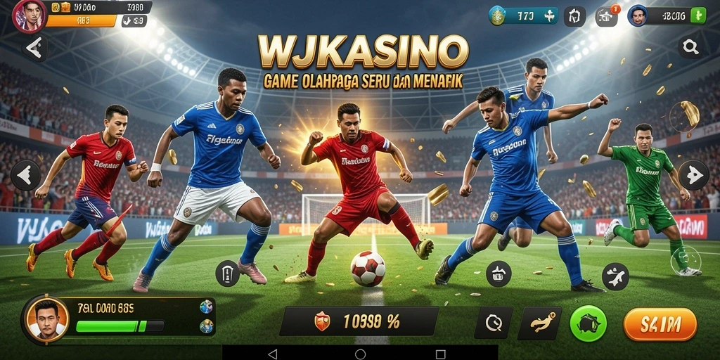 Tampilan utama gameplay WJKASINO yang penuh aksi dan strategi olahraga.