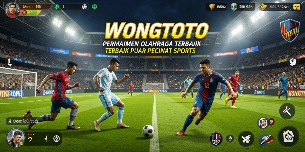 Tampilan gameplay seru dari WONGTOTO dalam aksi olahraga.